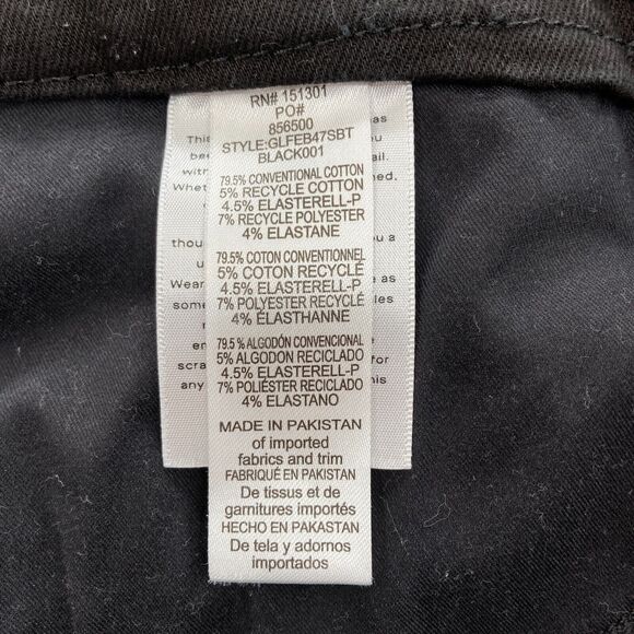 Good American Jeans Women's‎ Plus 22 Flared Leg Black Stretch Denim Button Fly - Picture 5 of 11